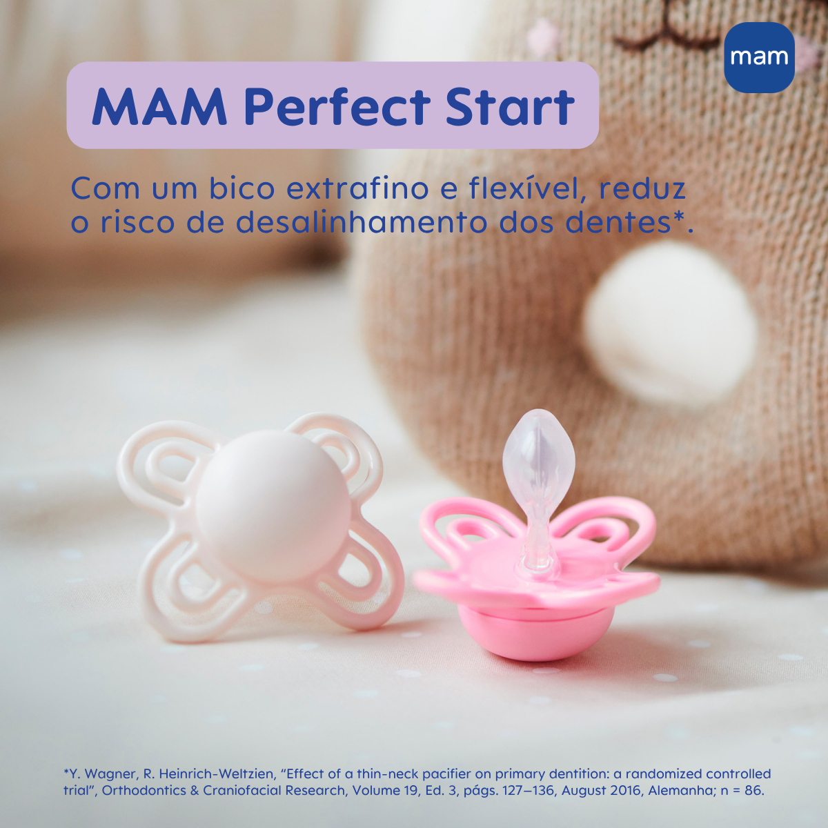 Chupeta MAM Perfect Start 0-2 Meses com Caixa Esterilizadora Embalagem Dupla