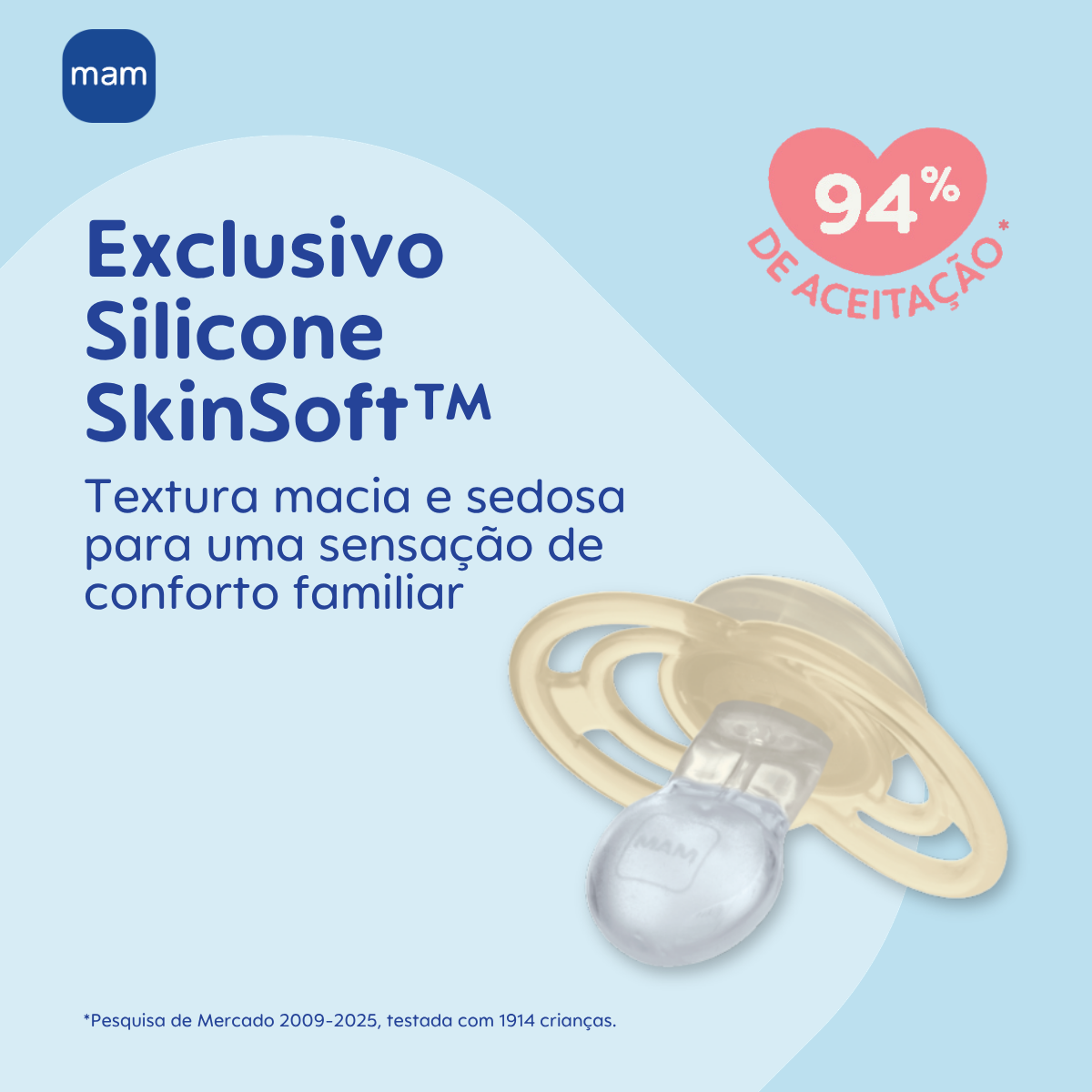 Chupeta MAM Perfect 16+ Meses com Caixa Esterilizadora Embalagem Dupla