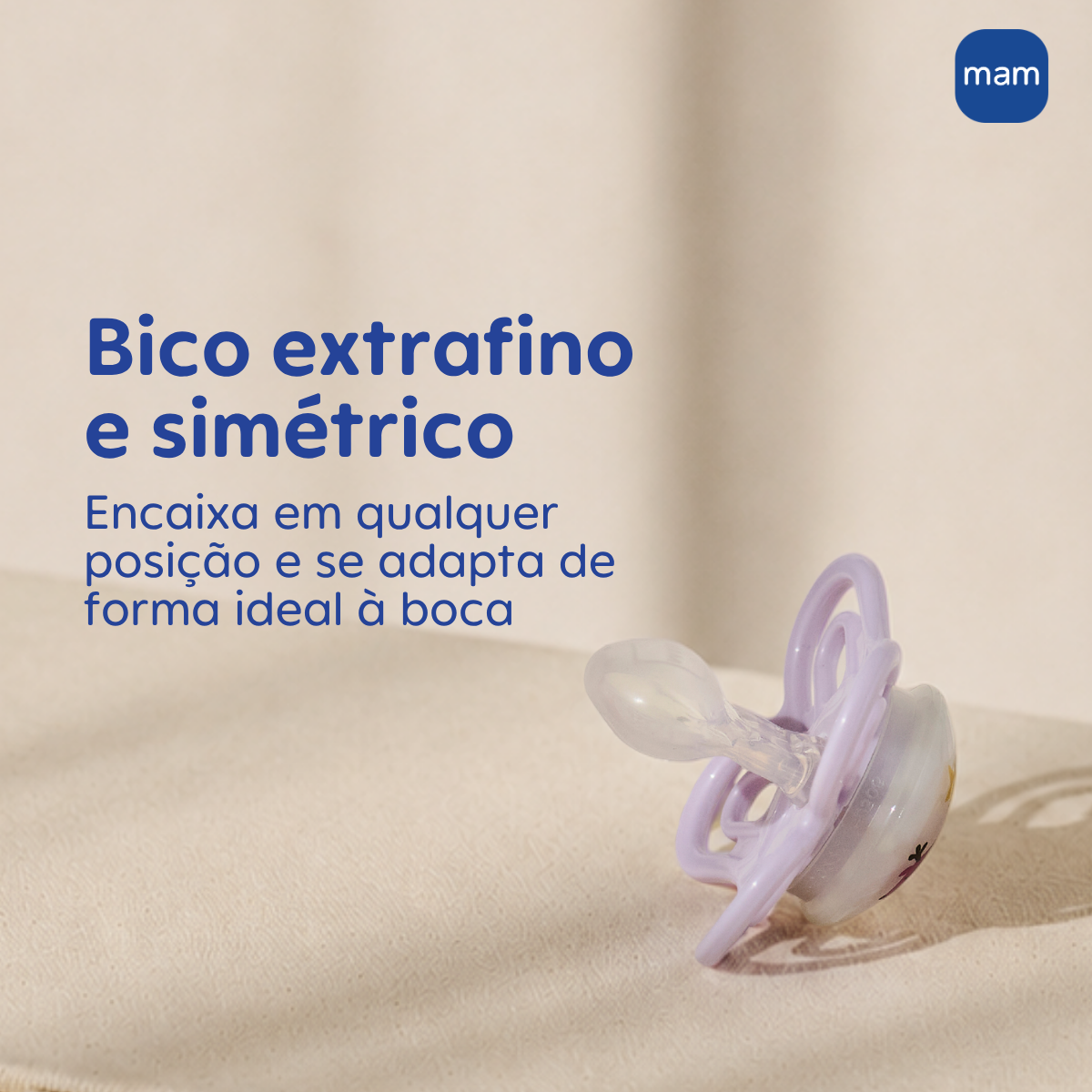 Chupeta MAM Perfect 0-6 Meses com Caixa Esterilizadora Embalagem Dupla