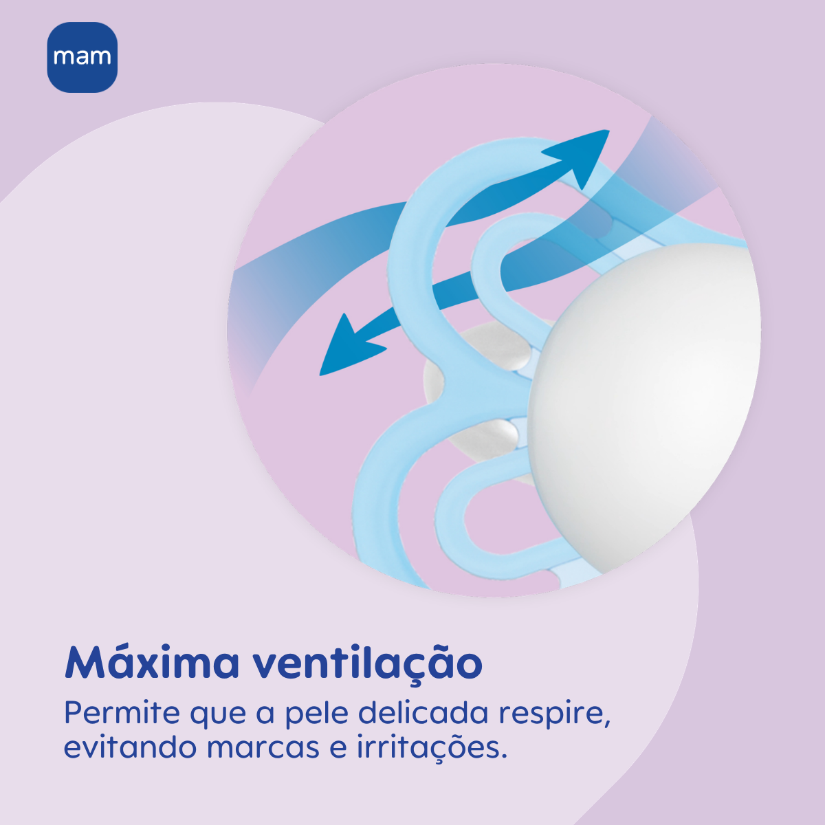 Chupeta MAM Perfect 0-6 Meses com Caixa Esterilizadora Embalagem Dupla