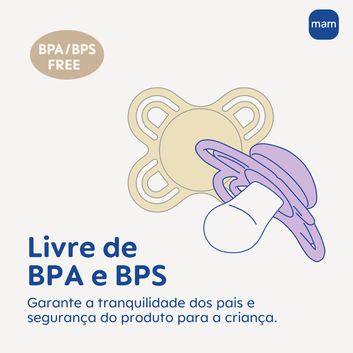 Chupeta MAM Perfect Start 0-2 Meses com Caixa Esterilizadora Embalagem Dupla