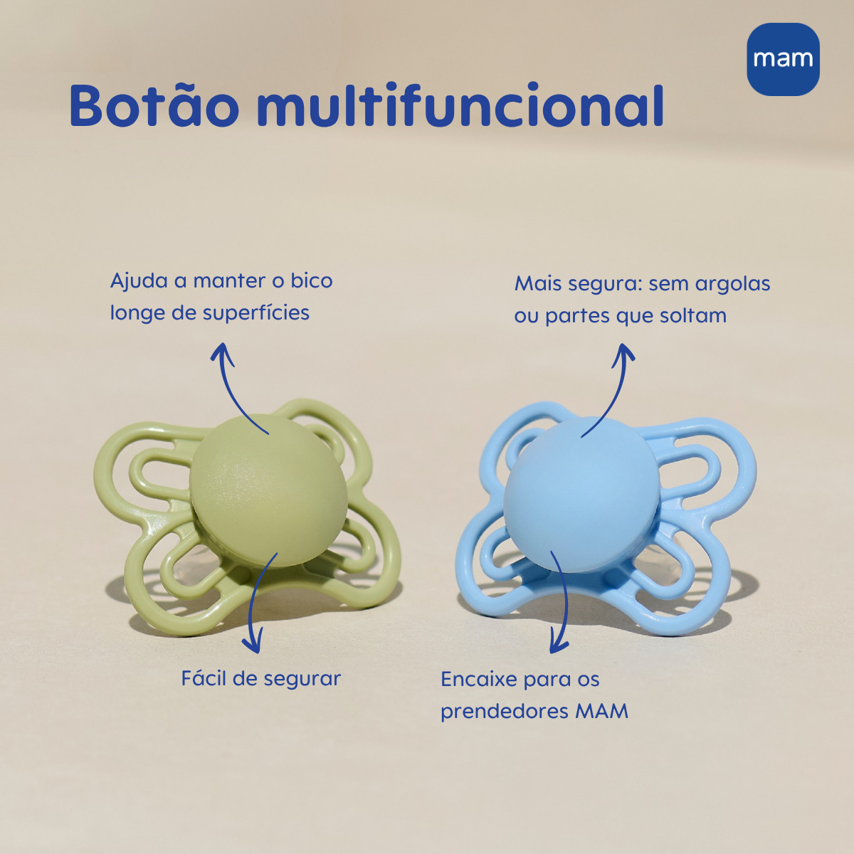 Chupeta MAM Perfect 0-6 Meses com Caixa Esterilizadora Embalagem Dupla