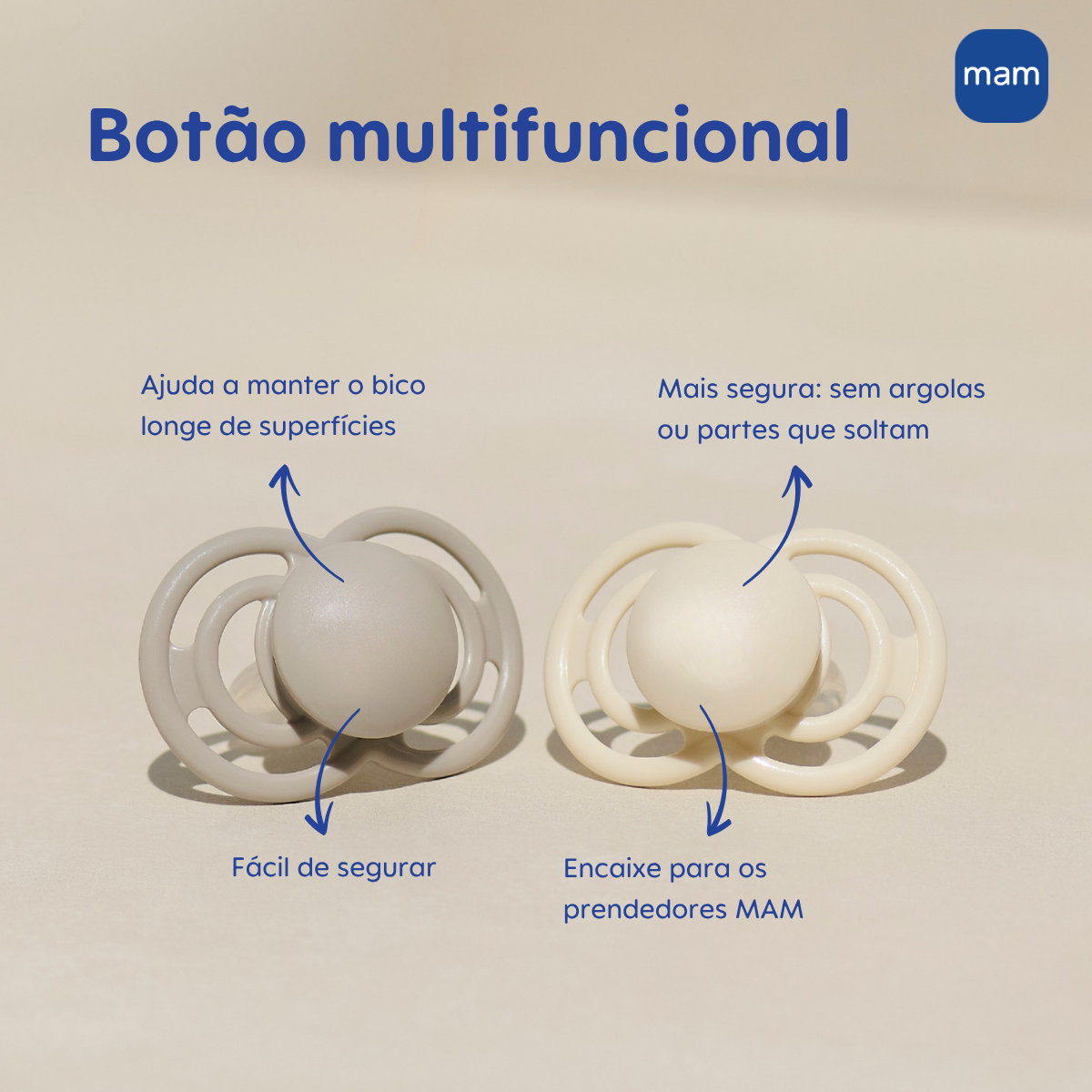 Chupeta MAM Perfect 16+ Meses com Caixa Esterilizadora Embalagem Dupla