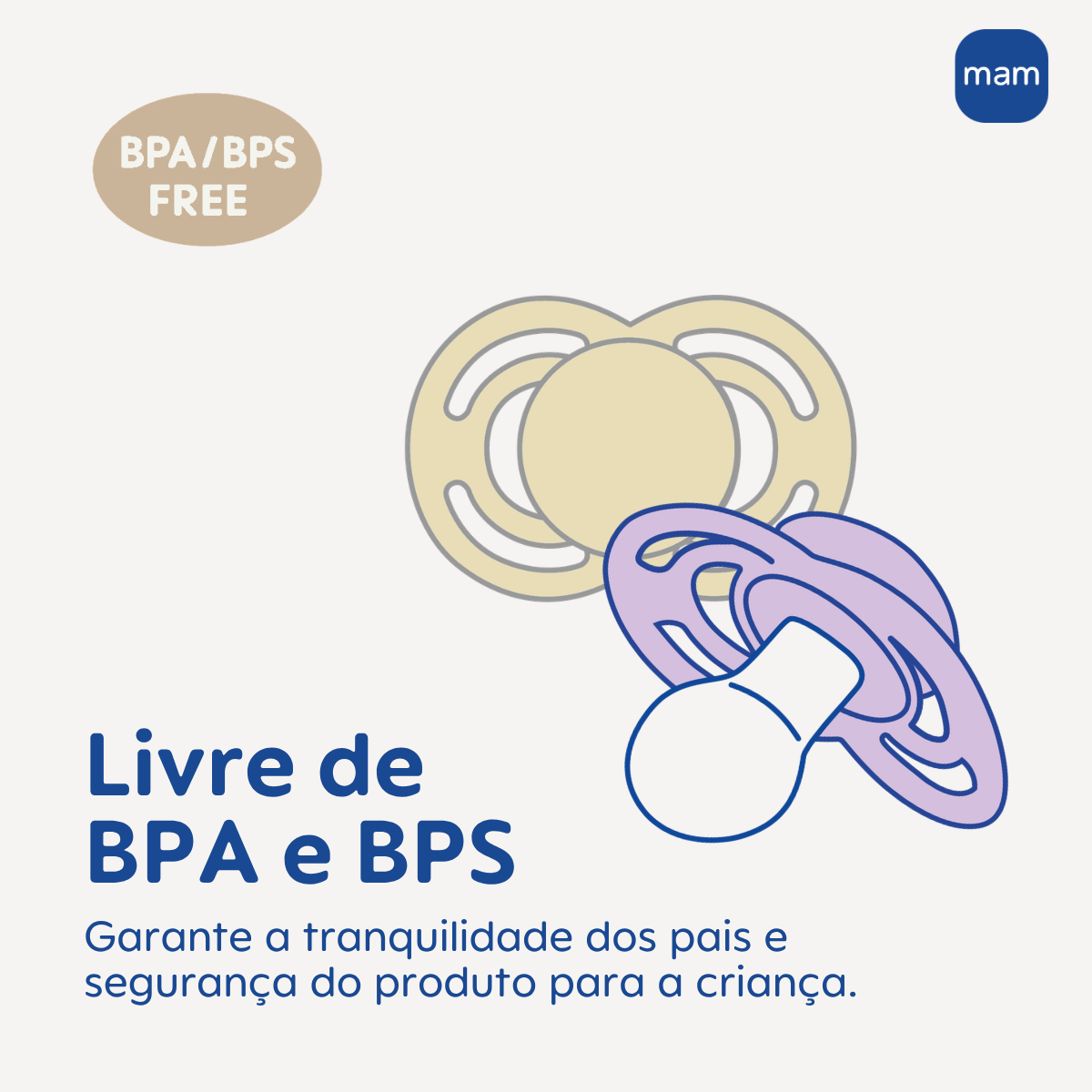 Chupeta MAM Perfect 16+ Meses com Caixa Esterilizadora Embalagem Dupla