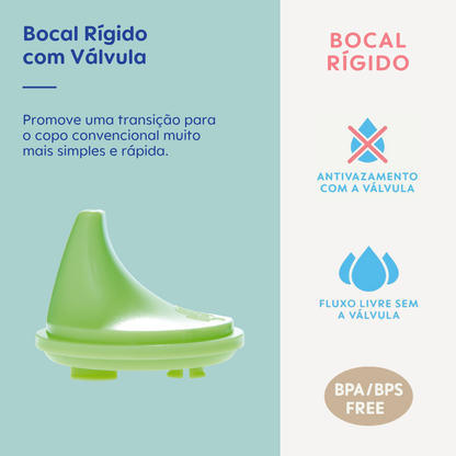 Bocal Rígido para Copos MAM com Válvula Antivazamento