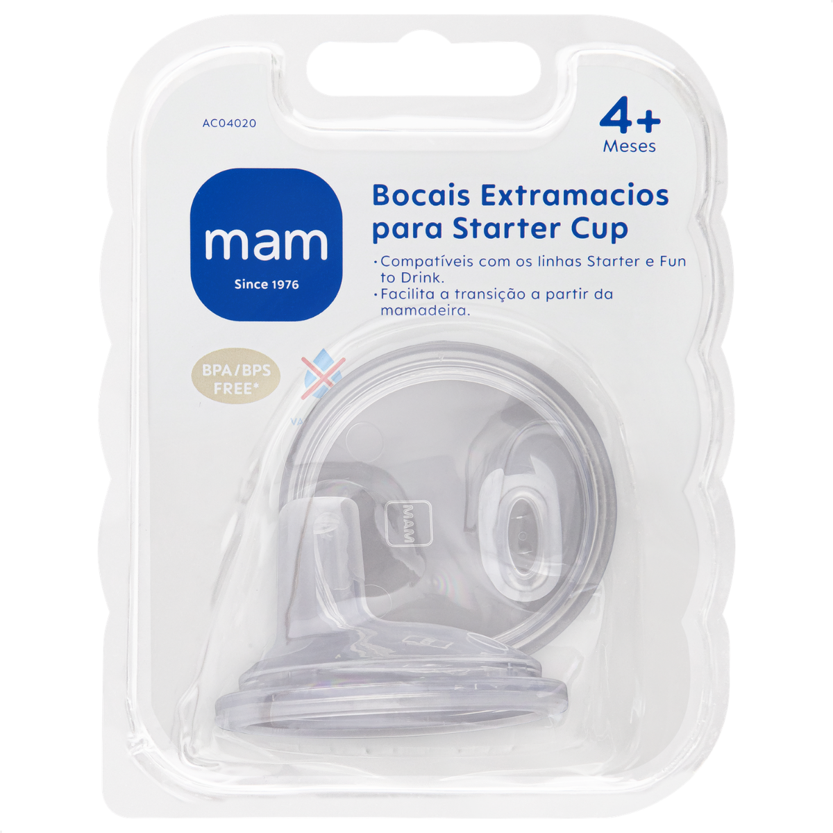 Bocal Extramacio para Copos MAM com Sistema Antivazamento (2 Unidades)