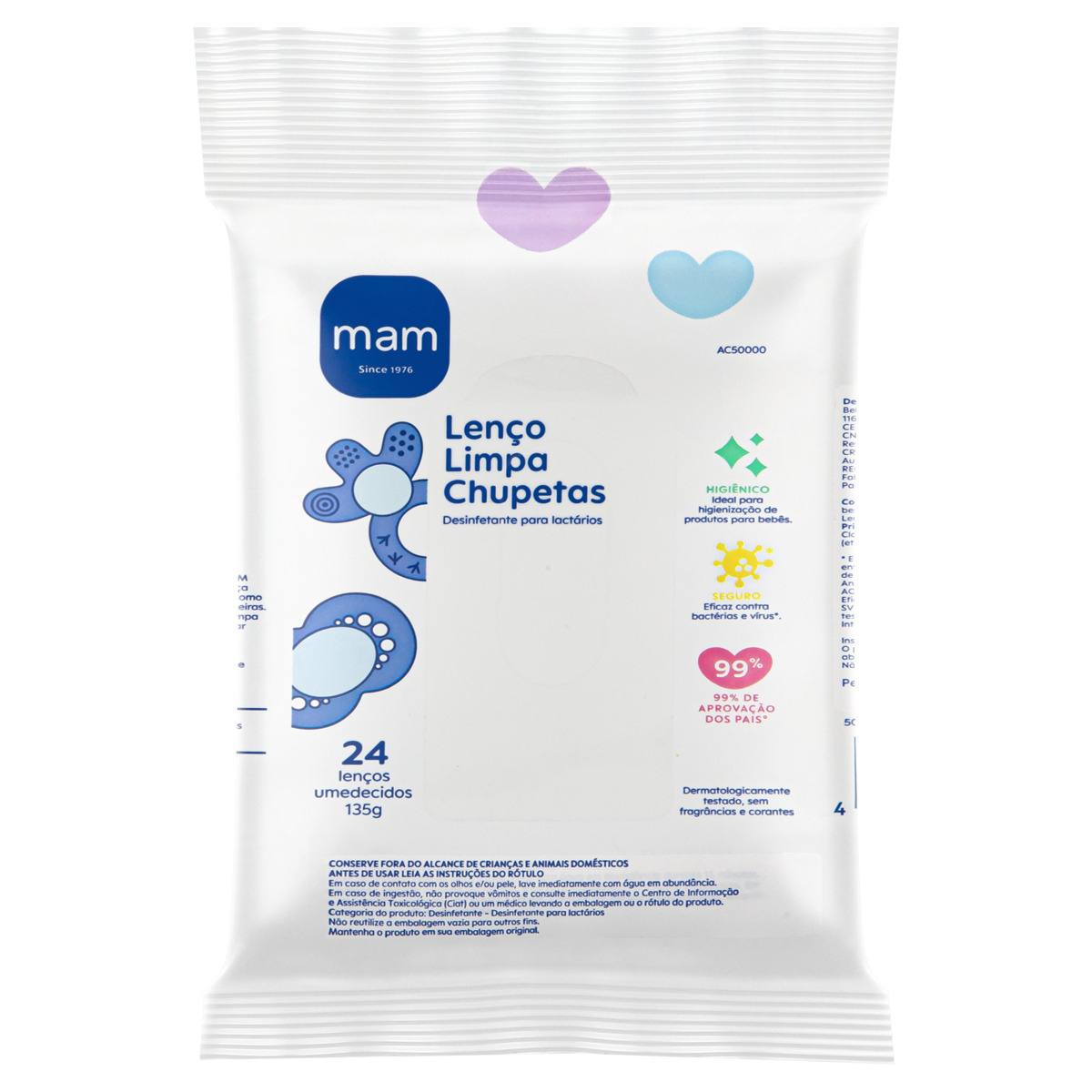 Kit Lenços Umedecidos MAM (Leve 3 e Pague 2)