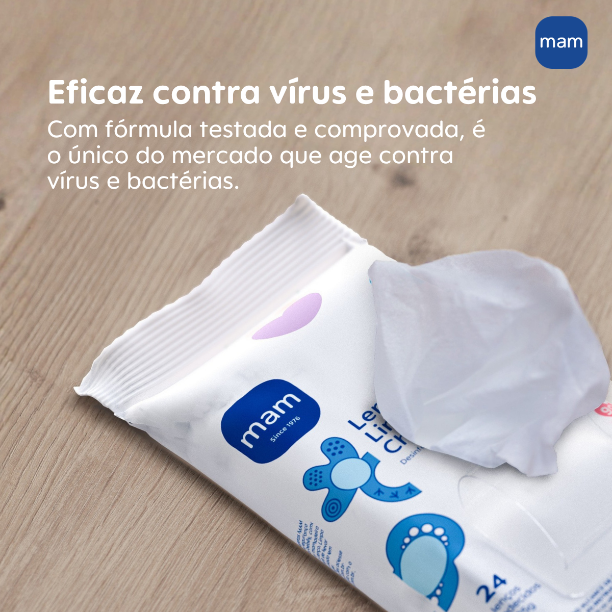Kit Lenços Umedecidos MAM (Leve 3 e Pague 2)