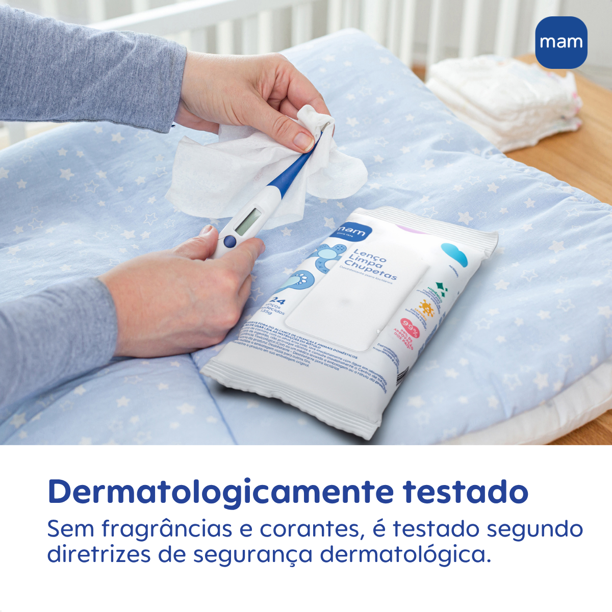 Kit Lenços Umedecidos MAM (Leve 3 e Pague 2)