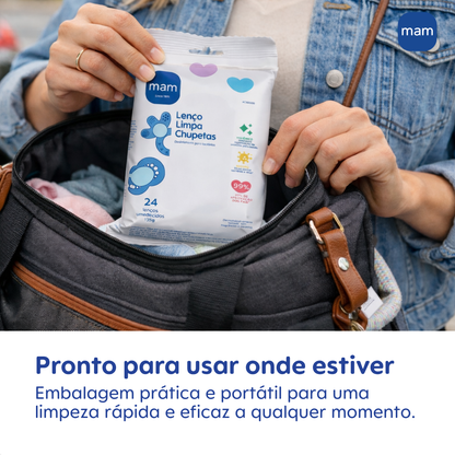 Kit Lenços Umedecidos MAM (Leve 3 e Pague 2)
