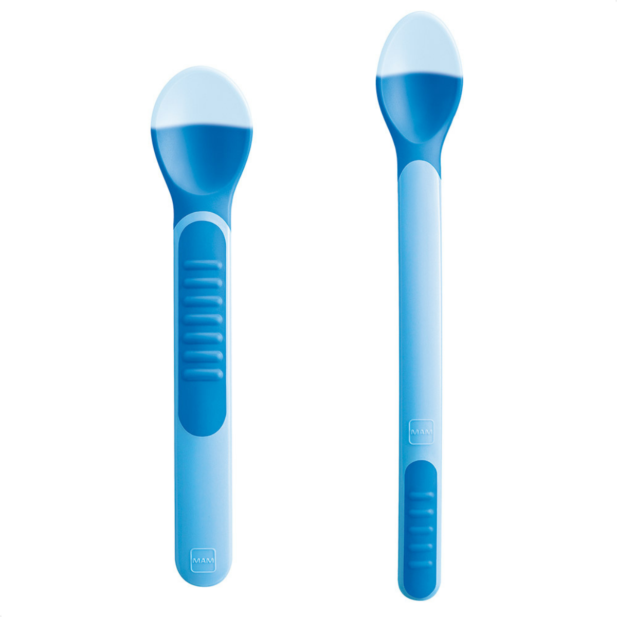 Kit de Colheres Infantis Termossensível MAM Azul