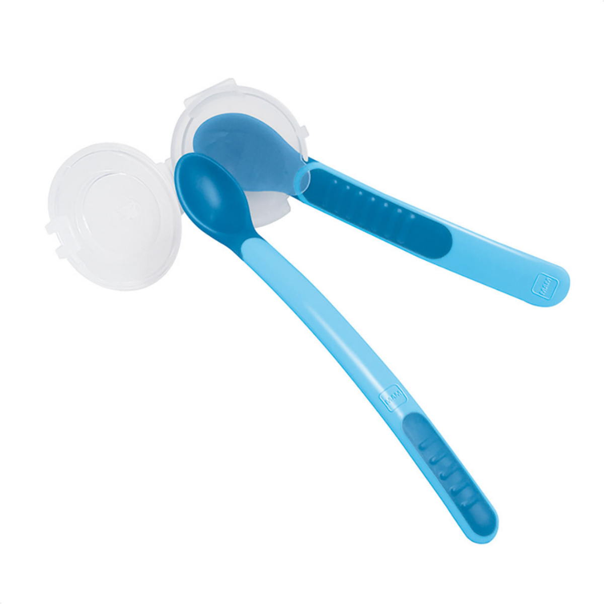 Kit de Colheres Infantis Termossensível MAM Azul