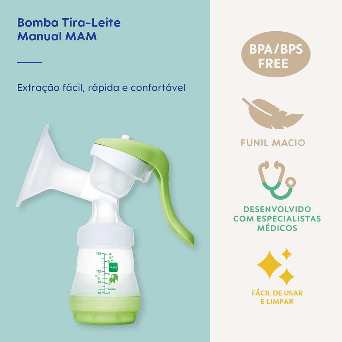 Bomba Tira-Leite Manual MAM
