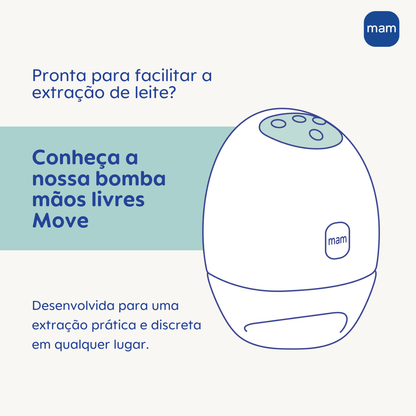 Move Bomba Tira-Leite Mãos Livres MAM