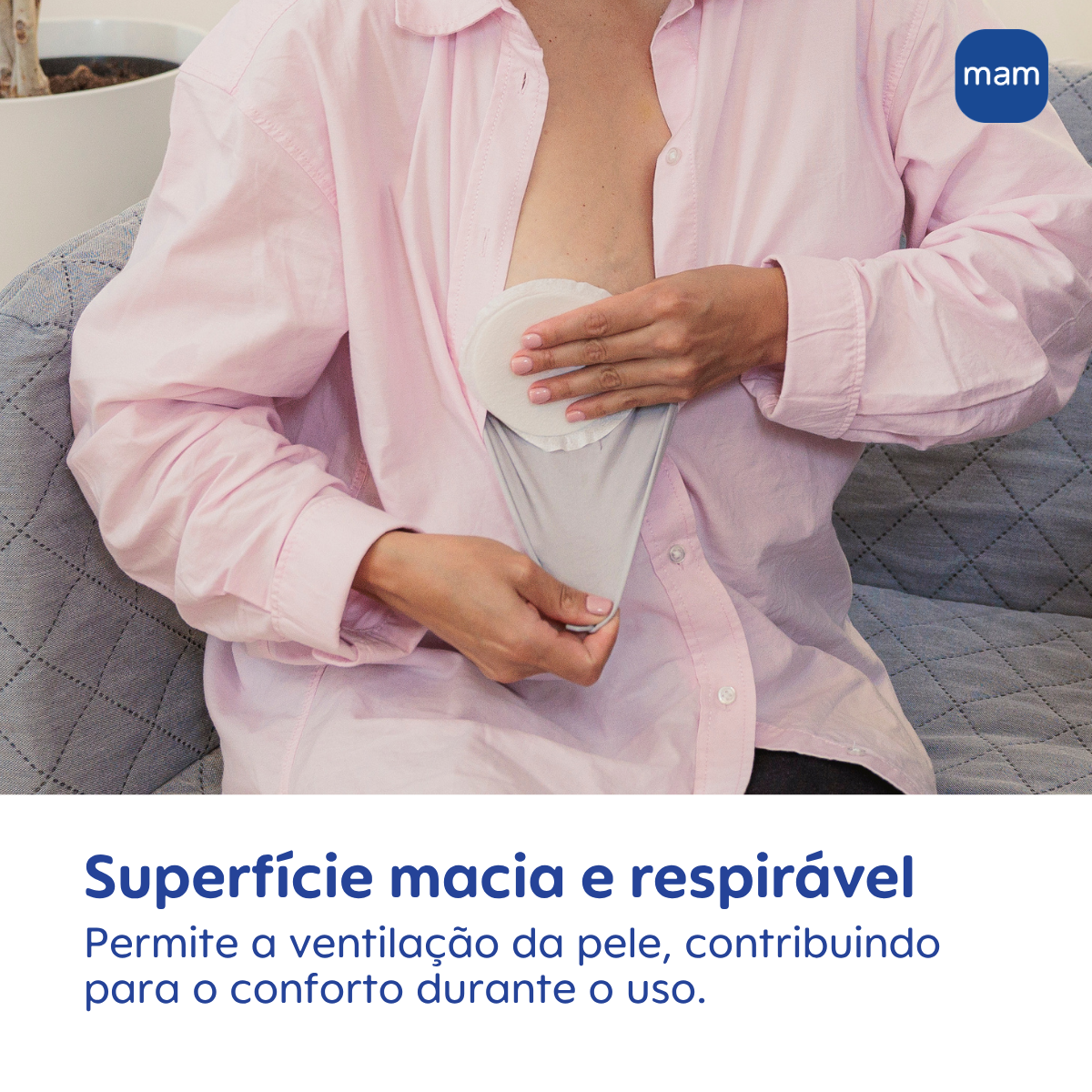Absorventes Descartáveis para Seios MAM Diurno e Noturno 30 Unidades