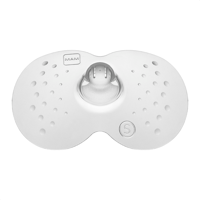 Protetor de Seios MAM Tamanho Pequeno Silicone Extrafino e Macio 2 Unidades