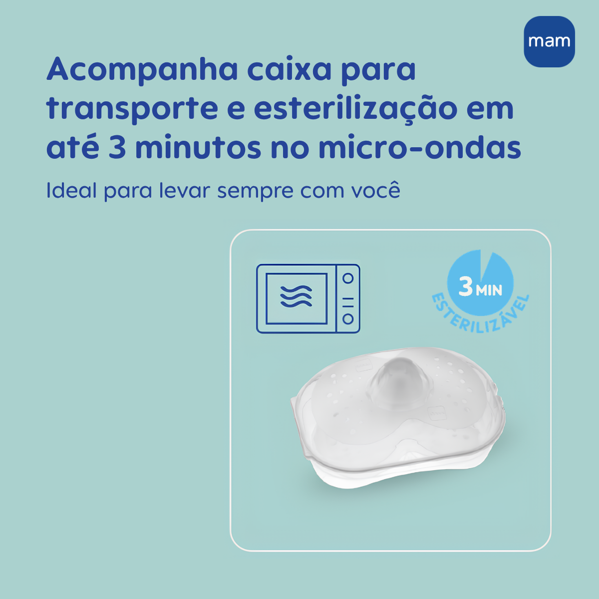 Protetor de Seios MAM Tamanho Grande Silicone Extrafino e Macio 2 Unidades