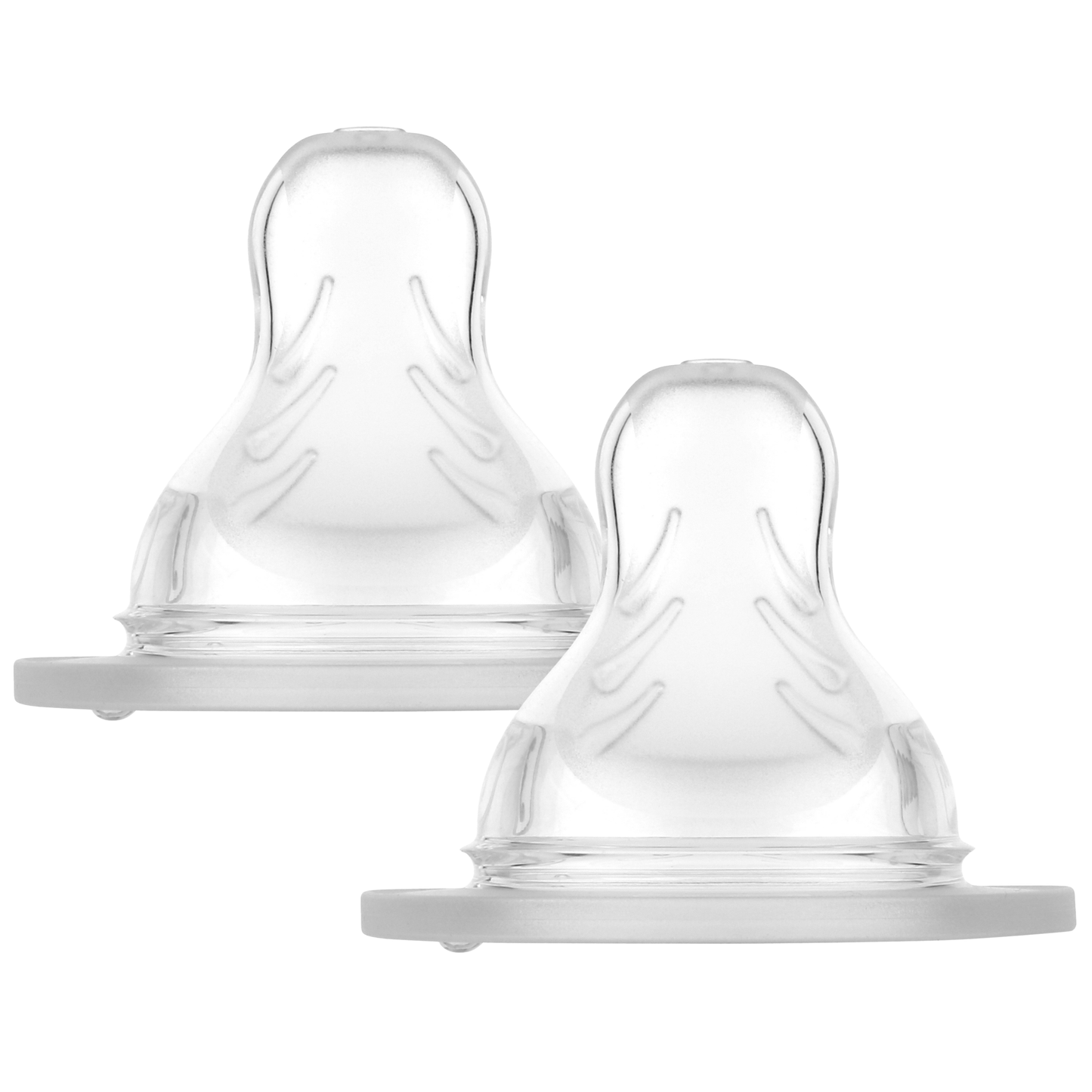 Kit 2 Bicos nº 3 para Mamadeira MAM em Silicone Fluxo Rápido 4+ Meses