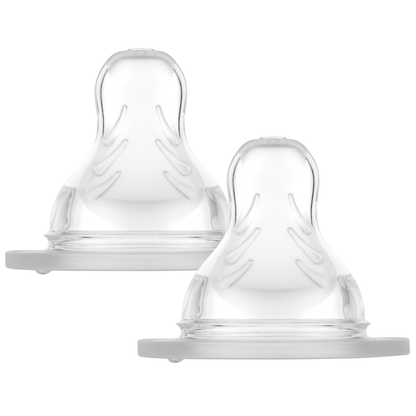 Kit 2 Bicos nº 3 para Mamadeira MAM em Silicone Fluxo Rápido 4+ Meses