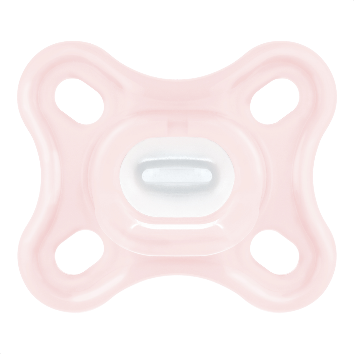 Chupeta MAM Comfort 100% Silicone 0-2 Meses Rosa com Caixa Esterilizadora