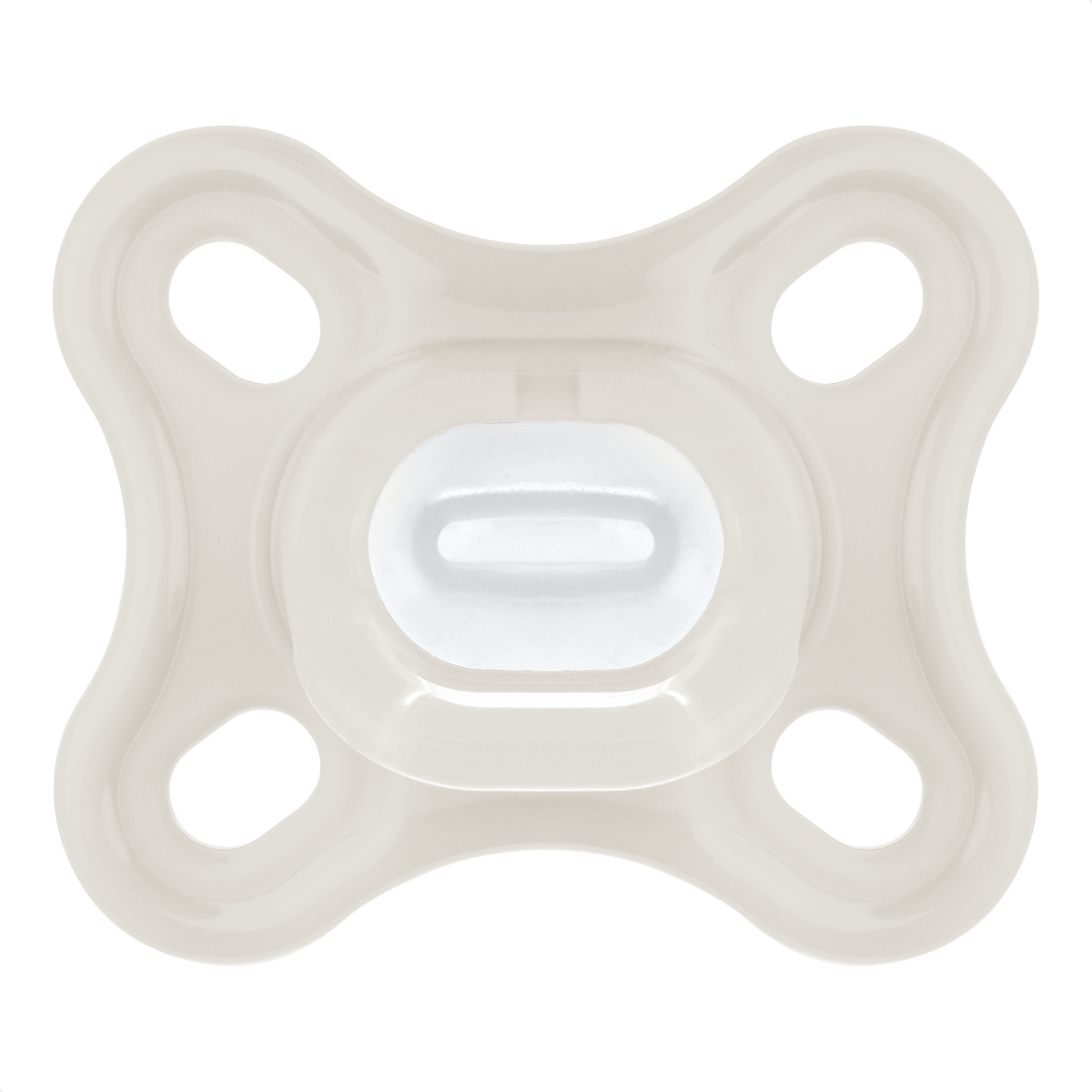 Chupeta MAM Comfort 100% Silicone 0-2 Meses Neutra com Caixa Esterilizadora