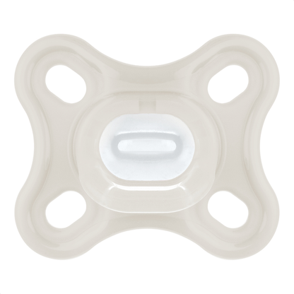 Chupeta MAM Comfort 100% Silicone 0-2 Meses Neutra com Caixa Esterilizadora