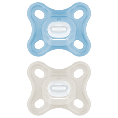 Chupeta MAM Comfort 100% Silicone 0-2 Meses com Caixa Esterilizadora Embalagem Dupla