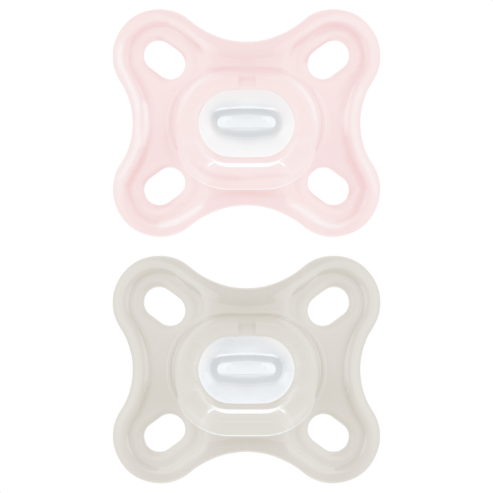 Chupeta MAM Comfort 100% Silicone 0-2 Meses com Caixa Esterilizadora Embalagem Dupla