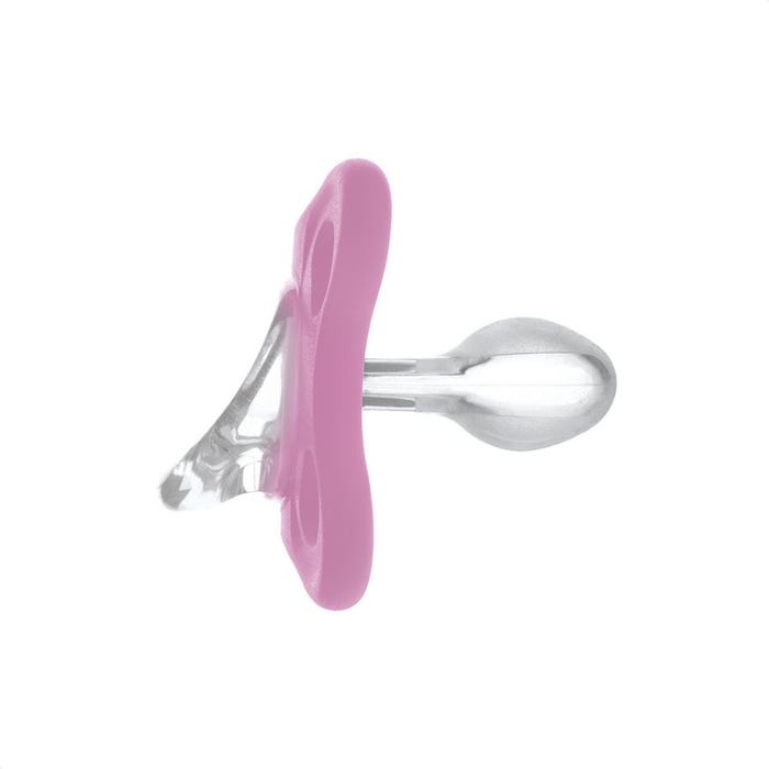 Chupeta MAM Comfort 100% Silicone 0-6 Meses Rosa com Caixa Esterilizadora