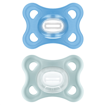 Chupeta MAM Comfort 100% Silicone 0-6 Meses com Caixa Esterilizadora Embalagem Dupla