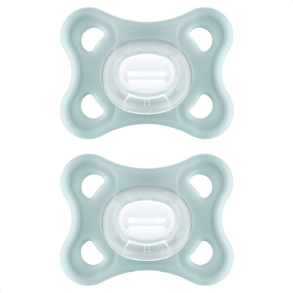 Chupeta MAM Comfort 100% Silicone 0-6 Meses com Caixa Esterilizadora Embalagem Dupla