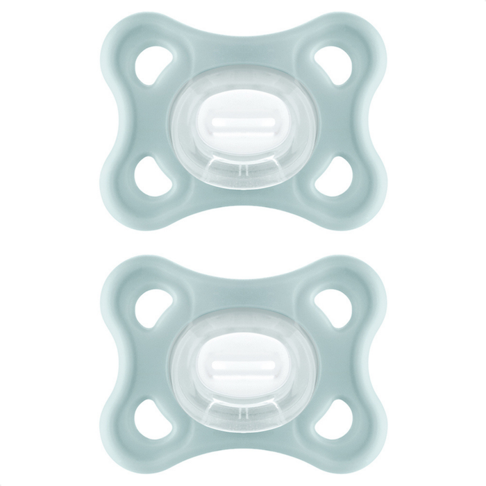 Chupeta MAM Comfort 100% Silicone 0-6 Meses com Caixa Esterilizadora Embalagem Dupla
