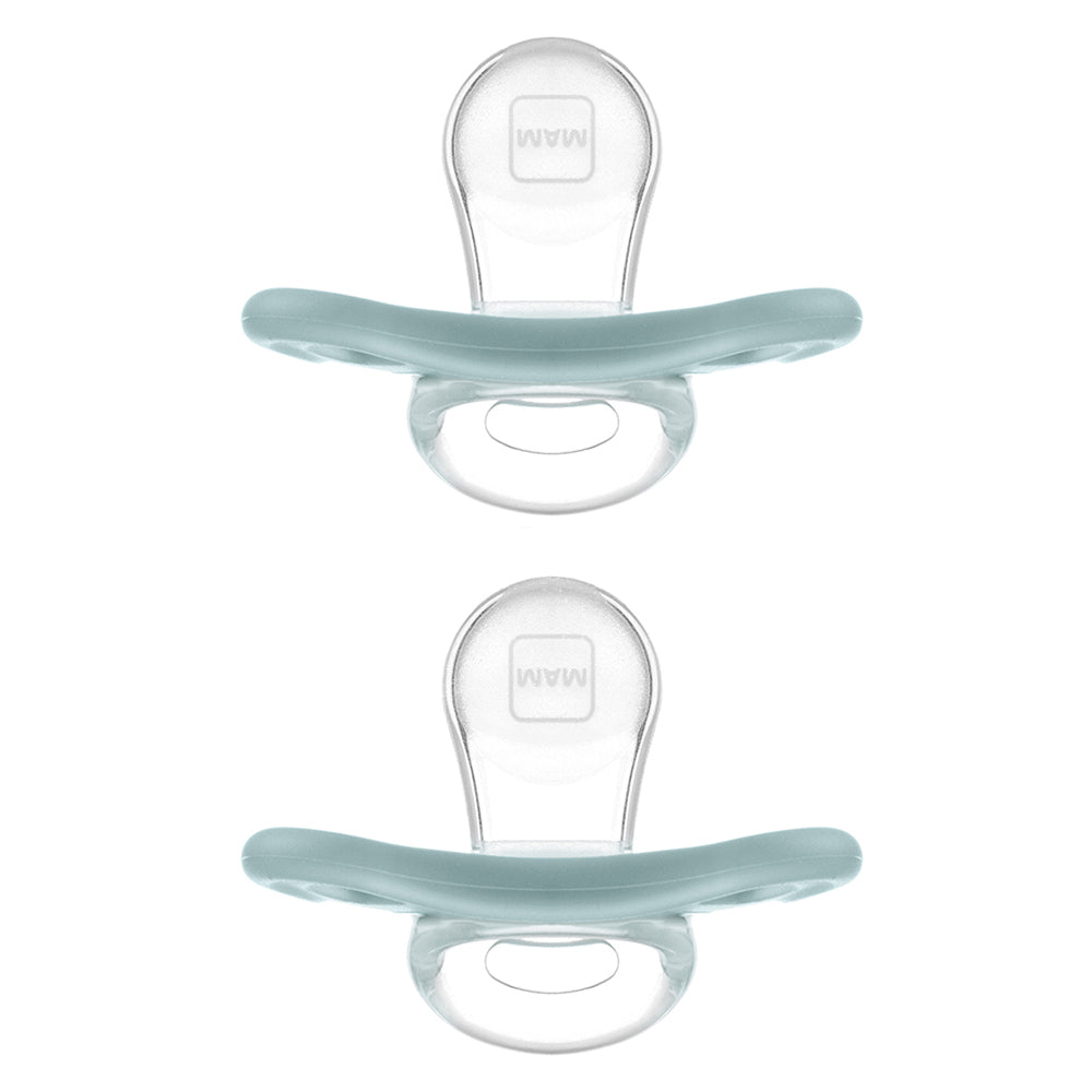 Chupeta MAM Comfort 100% Silicone 0-6 Meses com Caixa Esterilizadora Embalagem Dupla