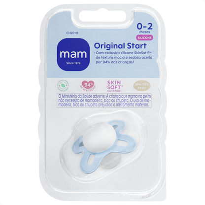 Chupeta MAM Original Start 0-2 Meses Azul