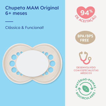 Chupeta MAM Original 6+ Meses Neutra
