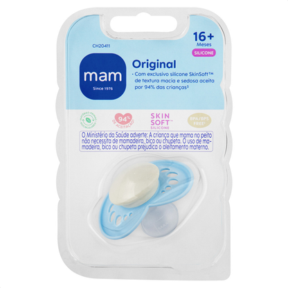 Chupeta MAM Original 16+ Meses Azul