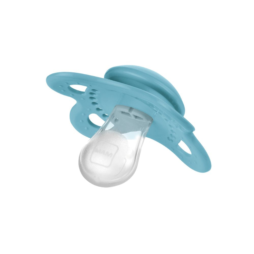 Chupeta MAM Original 0-6 Meses Azul com Caixa Esterilizadora