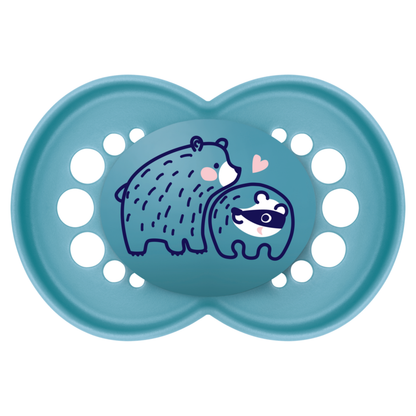 Chupeta MAM Original 16+ Meses Azul com Caixa Esterilizadora