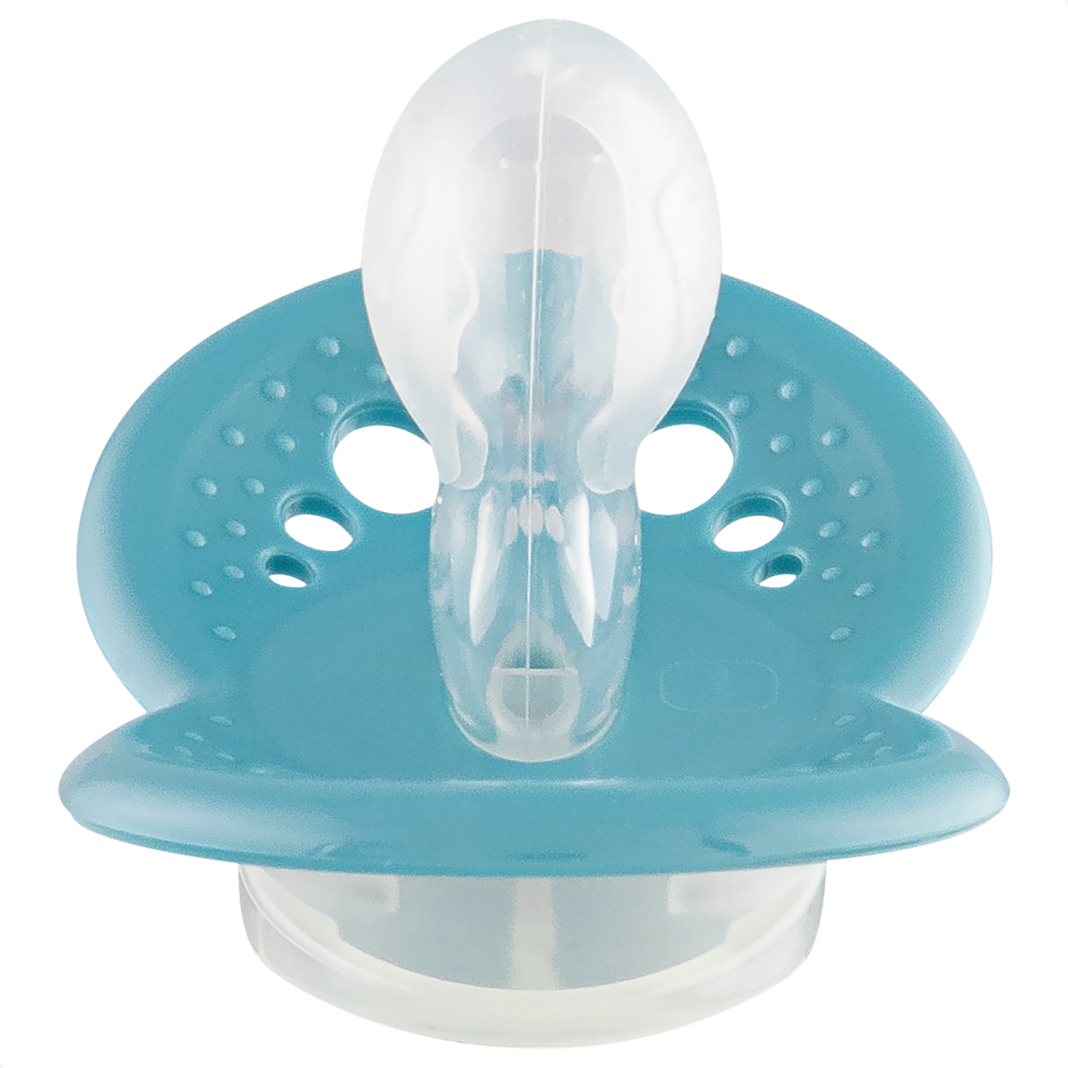 Chupeta MAM Original Night 6+ Meses Azul com Botão Brilha no Escuro e Caixa Esterilizadora