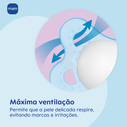 Chupeta MAM Original 0-6 Meses com Caixa Esterilizadora Embalagem Dupla