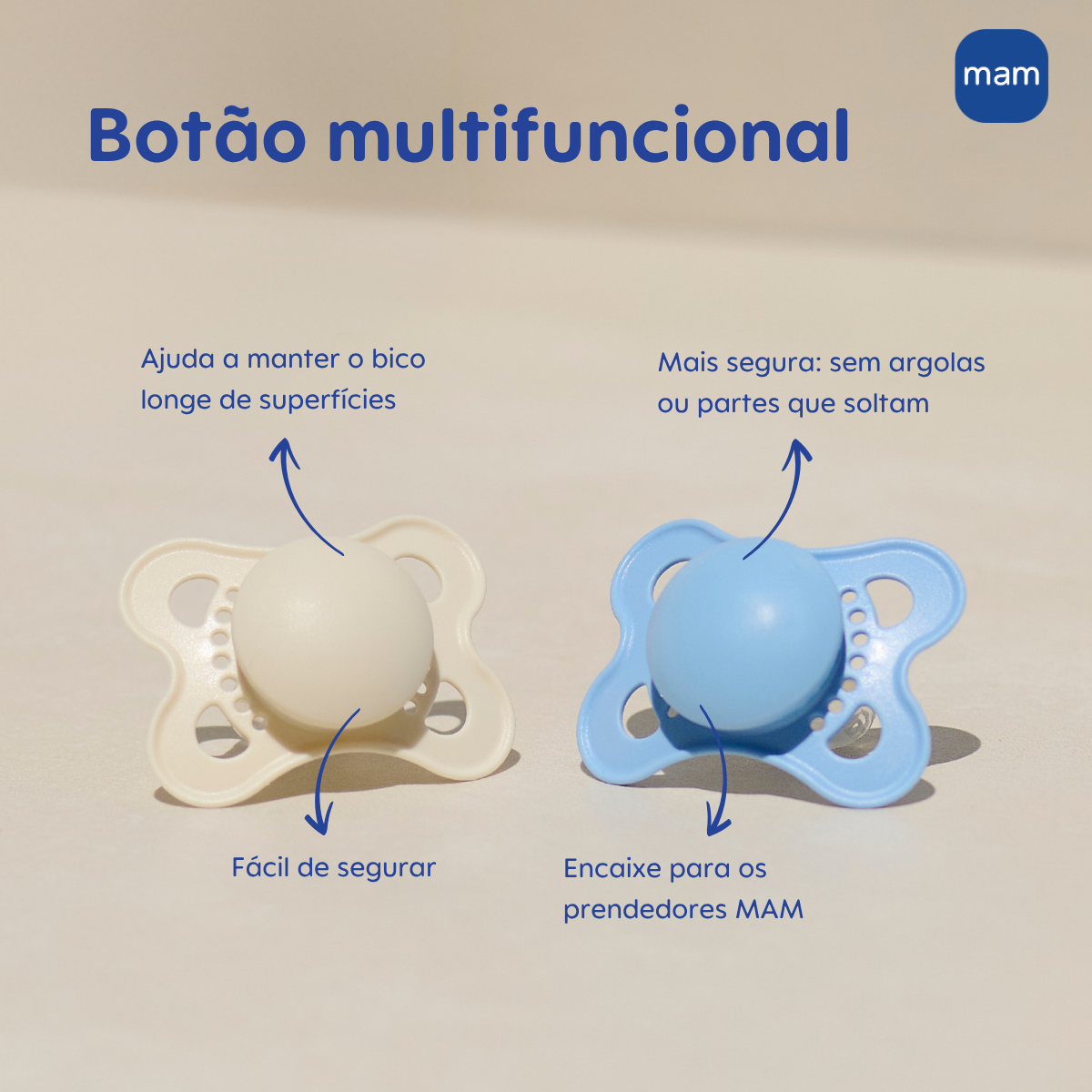 Chupeta MAM Original 0-6 Meses com Caixa Esterilizadora Embalagem Dupla