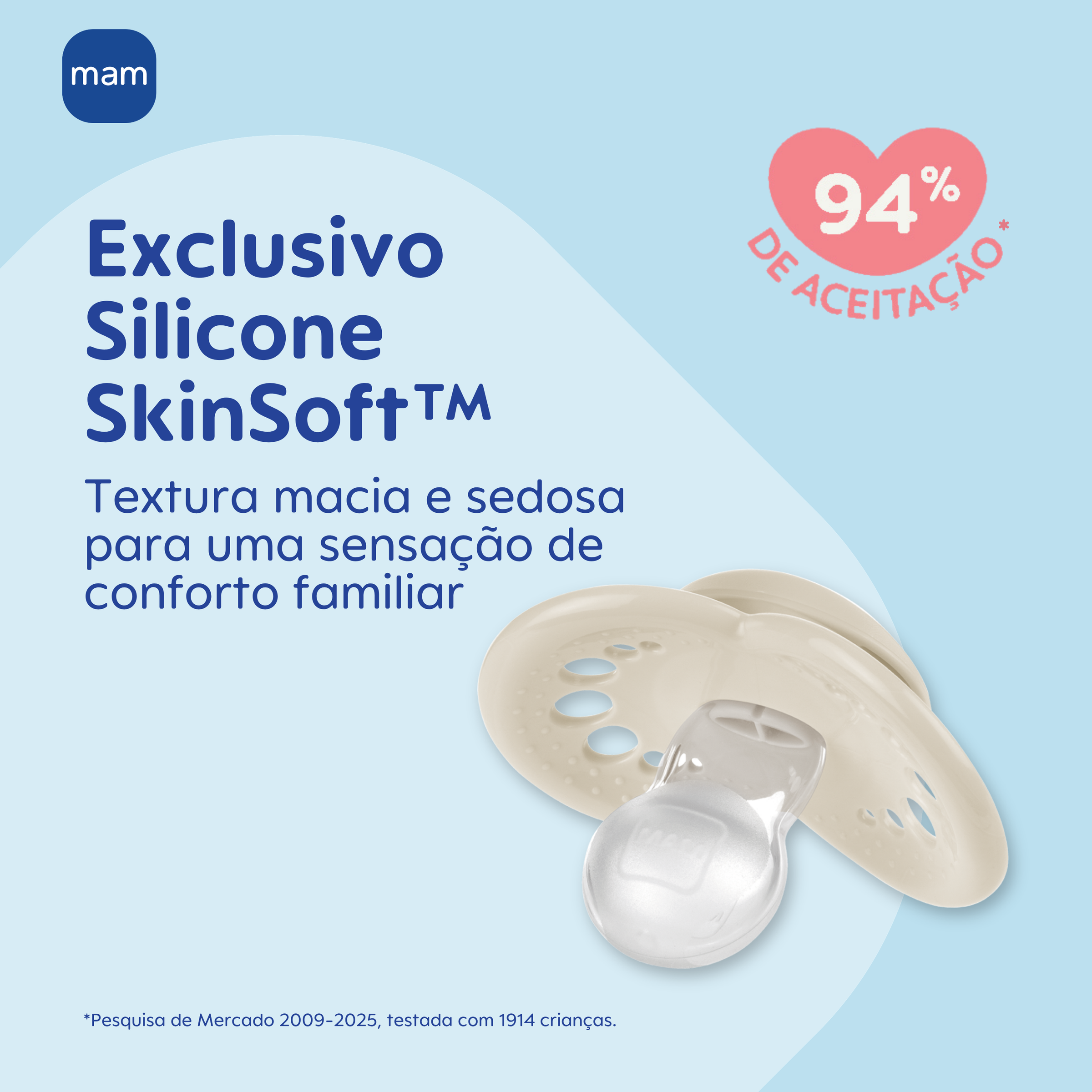 Chupeta MAM Original Day & Night 16+ Meses com Caixa Esterilizadora Embalagem Dupla