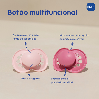 Chupeta MAM Original Day & Night 16+ Meses com Caixa Esterilizadora Embalagem Dupla