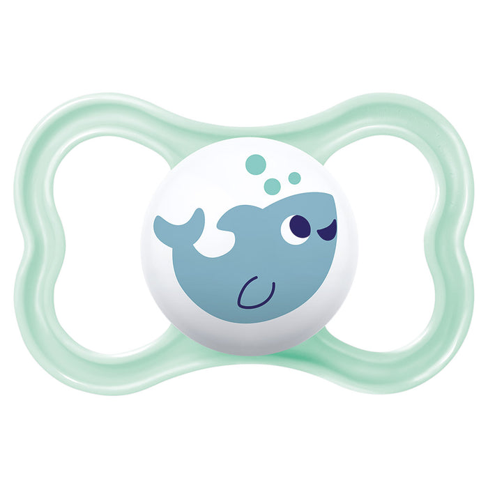 Chupeta MAM Air 6+ Meses Azul com Caixa Esterilizadora