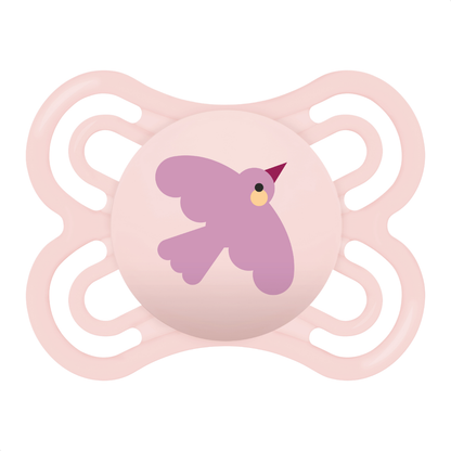 Chupeta MAM Perfect 0-6 Meses Rosa com Caixa Esterilizadora