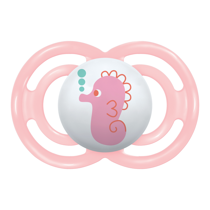 Chupeta MAM Perfect 6+ Meses Rosa com Caixa Esterilizadora