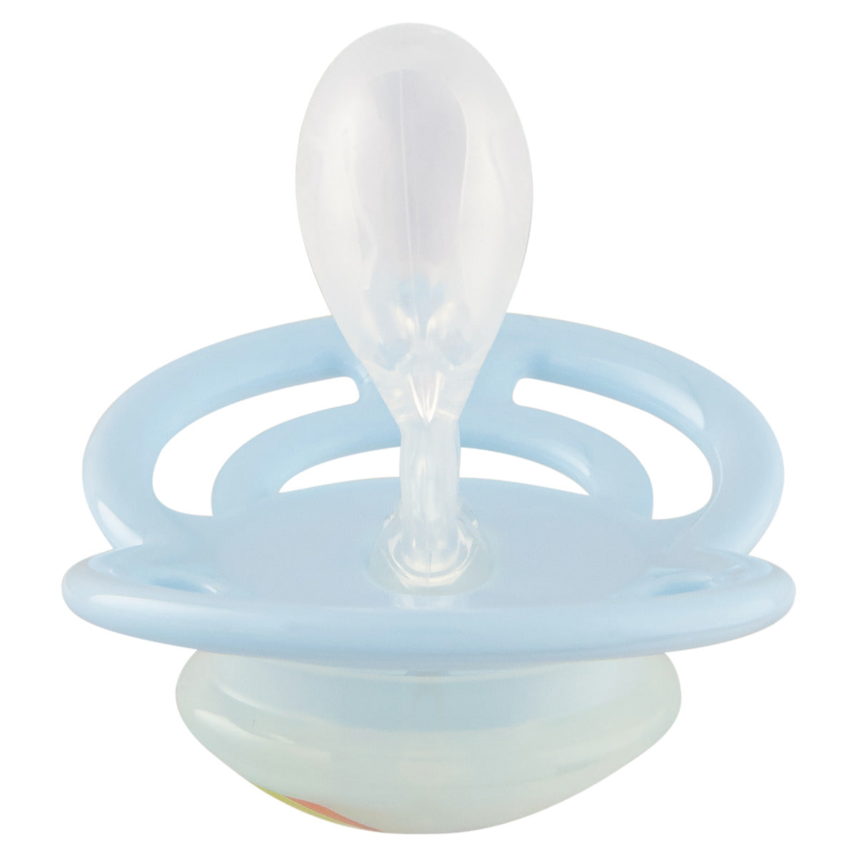 Chupeta MAM Perfect Night 6+ Meses Azul com Botão Brilha no Escuro e Caixa Esterilizadora