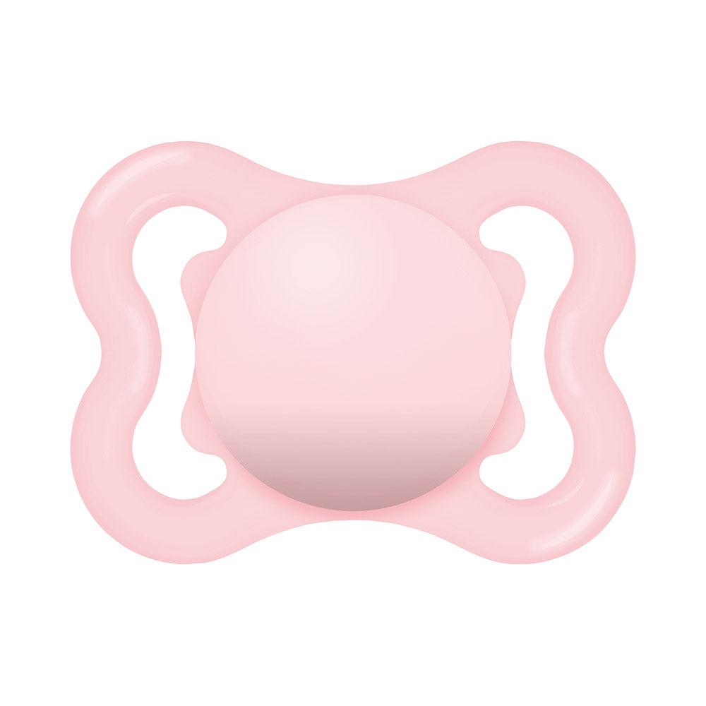 Chupeta MAM Supreme 0-6 Meses Rosa com Caixa Esterilizadora