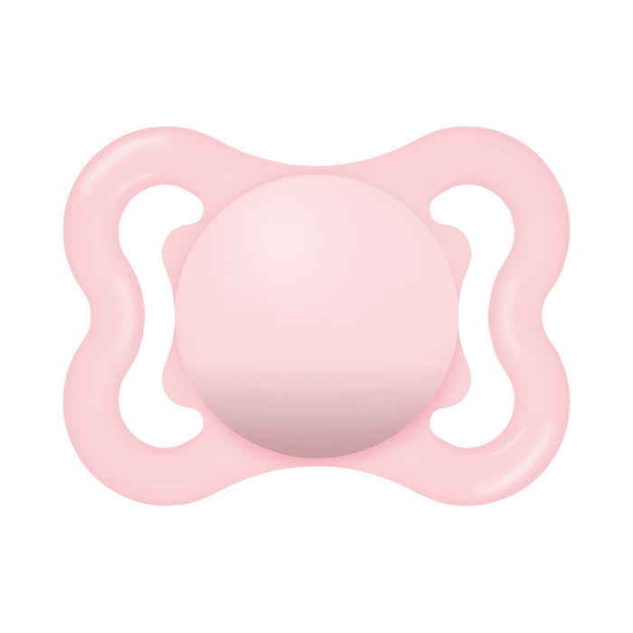 Chupeta MAM Supreme 0-6 Meses Rosa com Caixa Esterilizadora