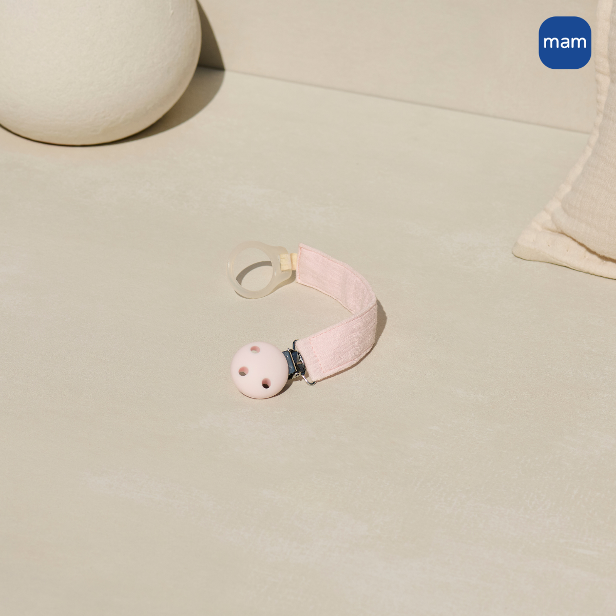Prendedor de Chupetas MAM Clip Rosa